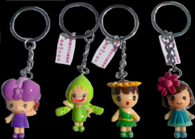 Poly Keychains with blossom faerie 