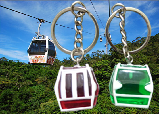 Resin cable cars+ Keychain.....Gigts For Your Tourists