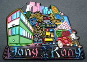 立體磁鐵-香港紀念品