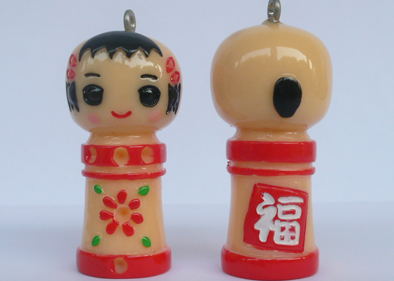 日本流行福娃